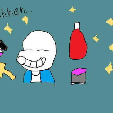 undertaleのsansです｡後pcで描いたから滅茶苦茶下手