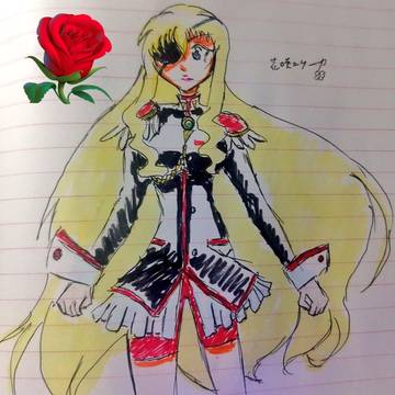 コスプレ?なイラスト。