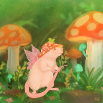キノコのネズミ