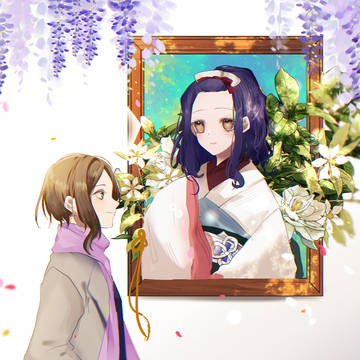 【をりがみ】花の爪痕