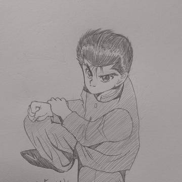 模写・浦飯幽助