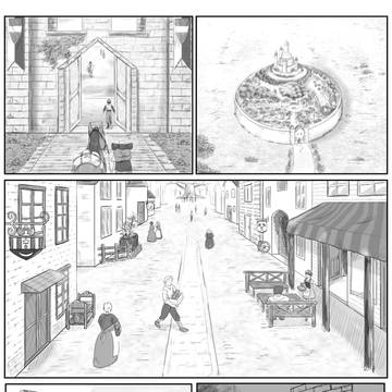 ロストール広場にて