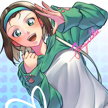 「蘭~!こっちこっち!」