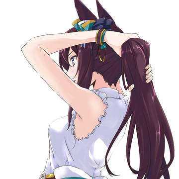 髪結って気合い乗り抜群のメジロドーベル