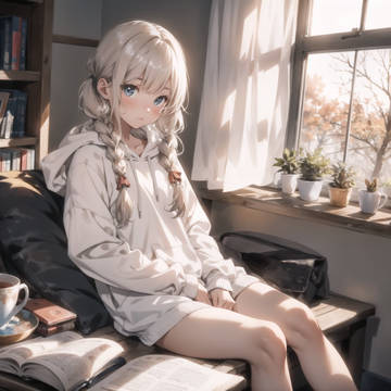 休憩中