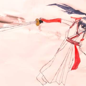 【描いてみた】カッコよく山田浅ェ門佐切
