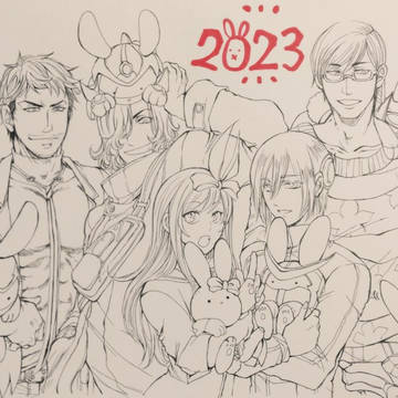 インフィニティフォースらくがきまとめ2022のぶん+新年一枚