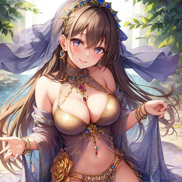 Jewelry eyes girl