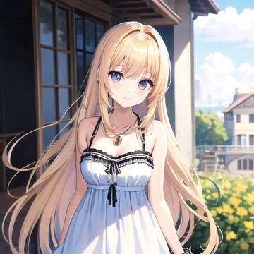 ワンピースの女の子 AI作成