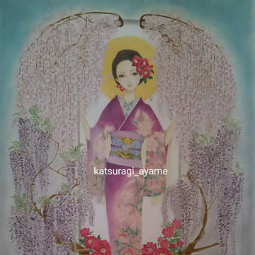 庭にいます