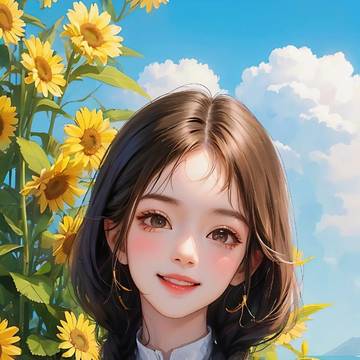晴れた空の下の妹