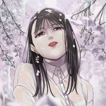 桜雨