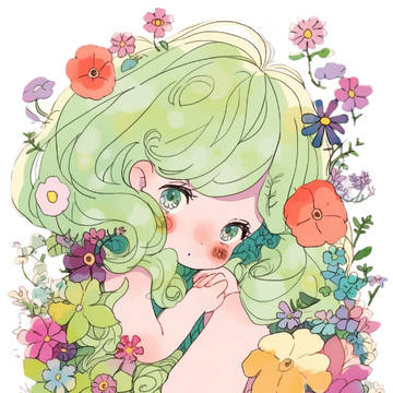 フラワーヘアのガーディアン