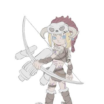 Link in Splatoon form