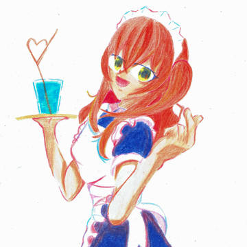 メイド喜多ちゃん（スキャナ取り込み）