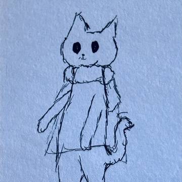 Doodle kat