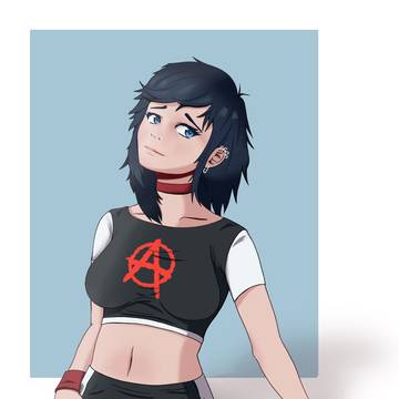 Legless Punk Girl
