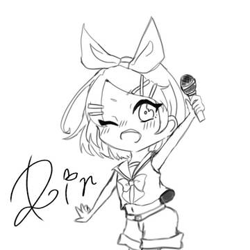 落書きリンちゃん