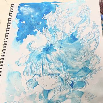 青