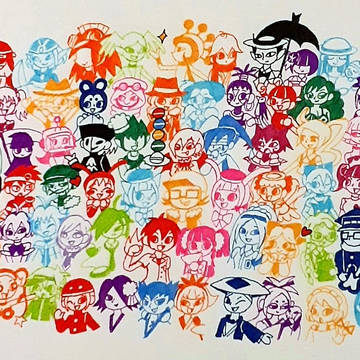 100人カラフルポップン！