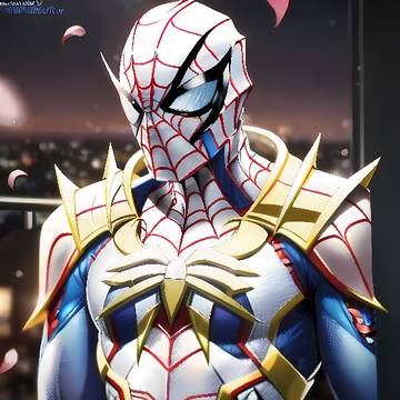 Gold Spiderman My AI Art