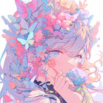 虹。