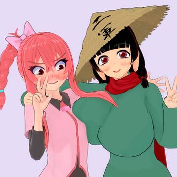 さそりんとみどちゃ