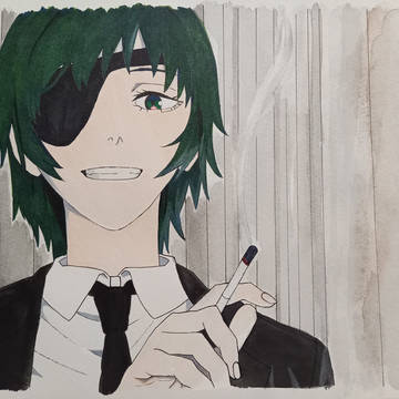 チェンソーマン　姫野　模写
