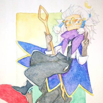 skyの水彩おえかき※擬人化含