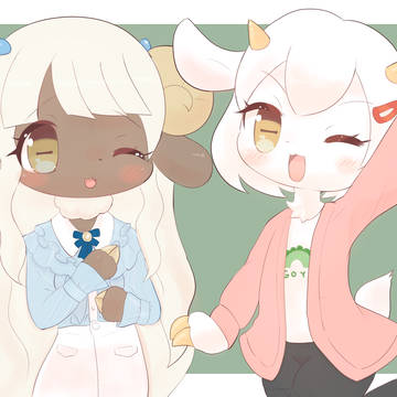 やぎのあるまとひつじのらんる