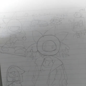 さっき描いたマイハアナログ