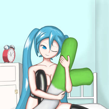 ネギぬいみとミクさん