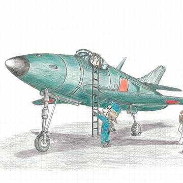 噴式戦闘機「飛電」 試験飛行(小説用)