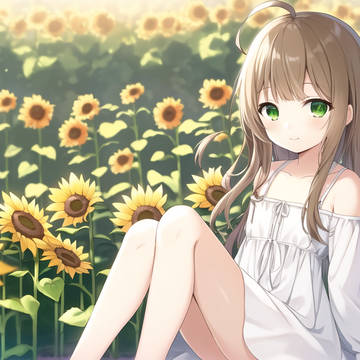 ヒマワリ少女