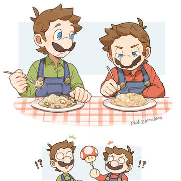キノコスパゲッティ