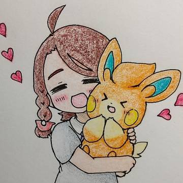 ほっぺすりすり