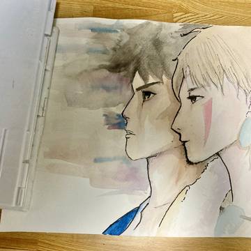 「もののけ姫」サンとアシタカ