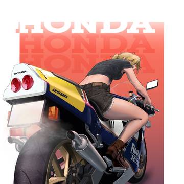 nsr250&girl