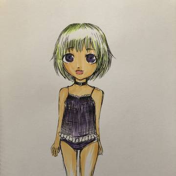 ドール風着色後