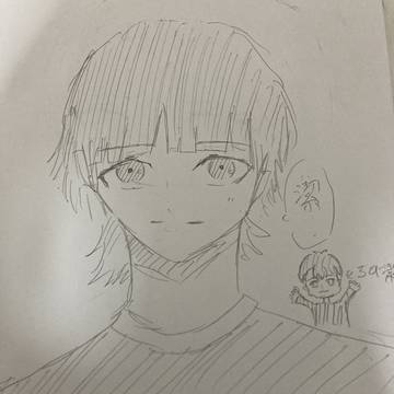 初めて蜂楽描いてみた！おまけの凛もありますよー