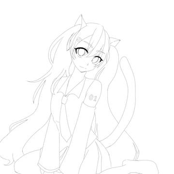 猫耳ミクさん