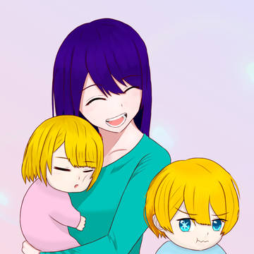 推しの子　星野アイ　アクア　ルビー