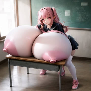 超乳エルフ、リーフ51