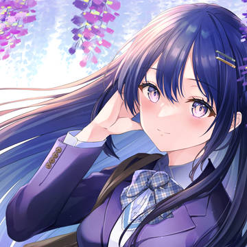 藤の花と