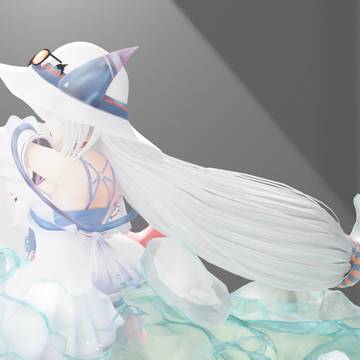 【Blender渲染】展柜中的斯卡蒂