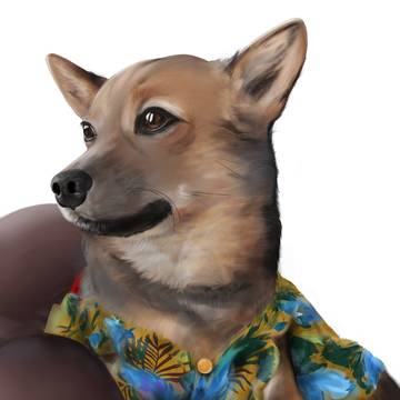 元保護犬なな