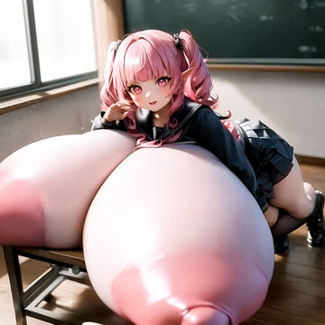 超乳エルフ、リーフ52