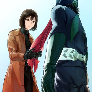 真紅のマフラー