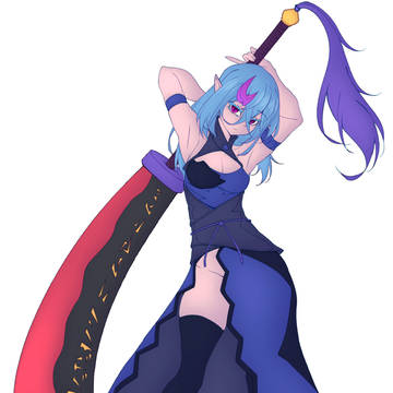 おりじなる鬼娘らくがき