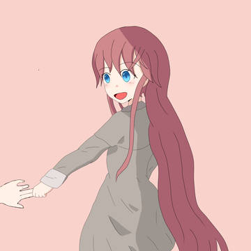 手を引く幼女